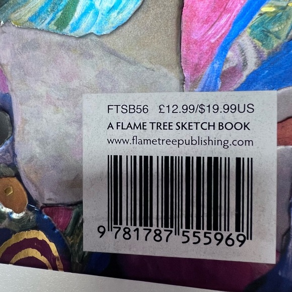 Sketch Book  Klimt The Virgin  Blank Hardcover by Flame Tree Studio 8.5 x 11 in - Picture 3 of 5